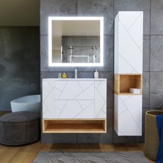 Ниша для пенала Бриклаер Кристалл 4627125415913 90 см дуб бунратти